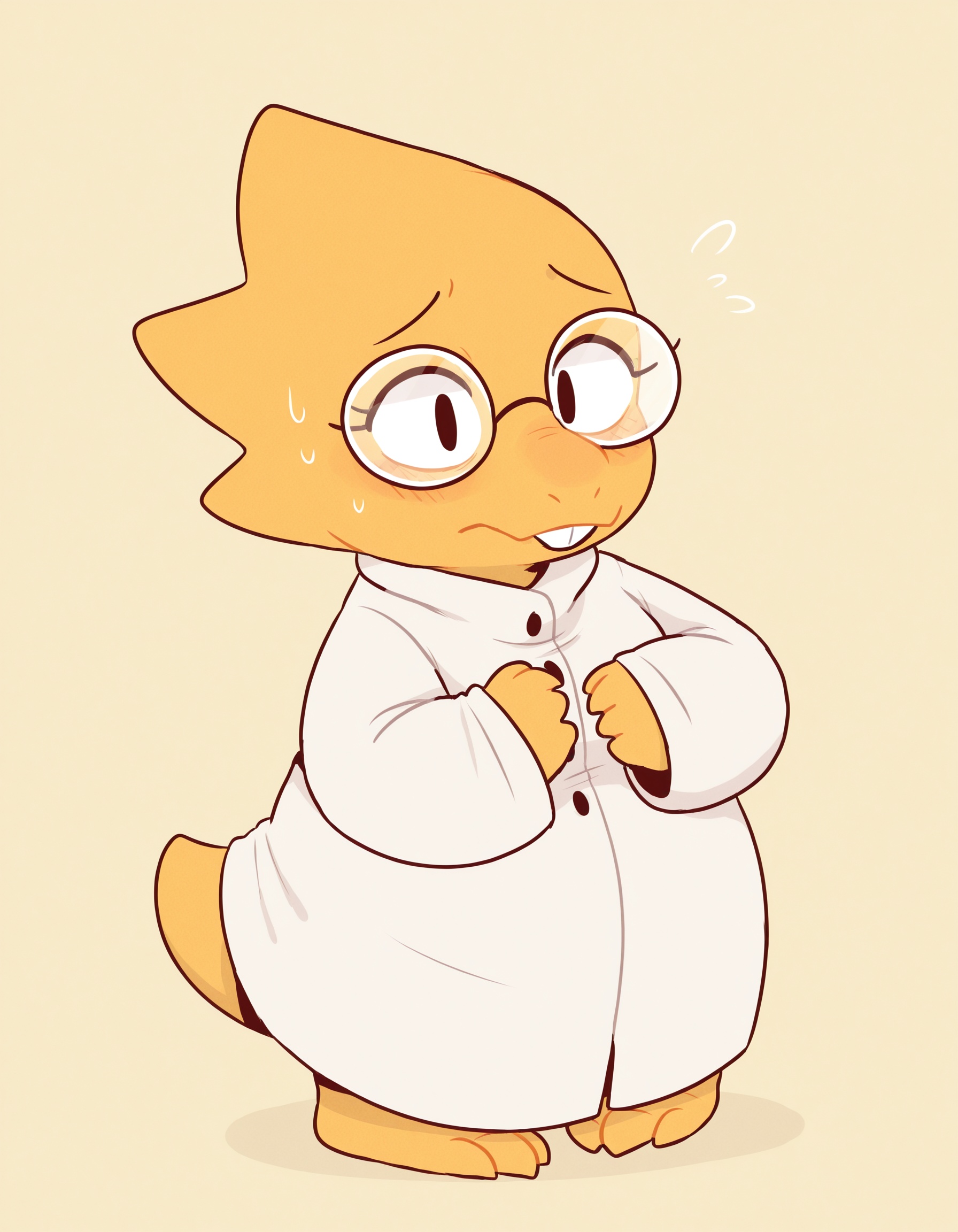 alphys,  undertale \(series\),  female on Tensor.Art