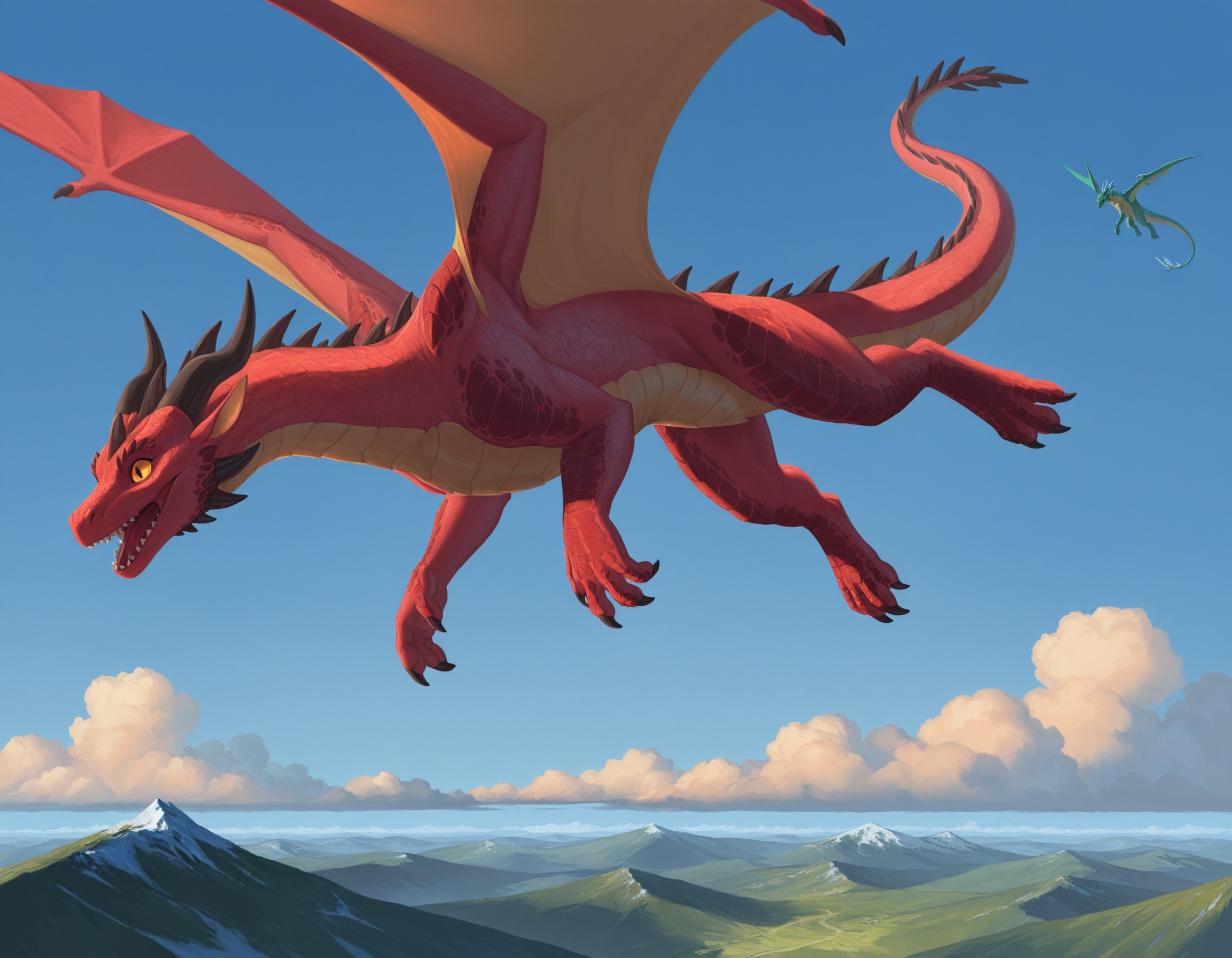 dragon,  western dragon,  reptile on Tensor.Art