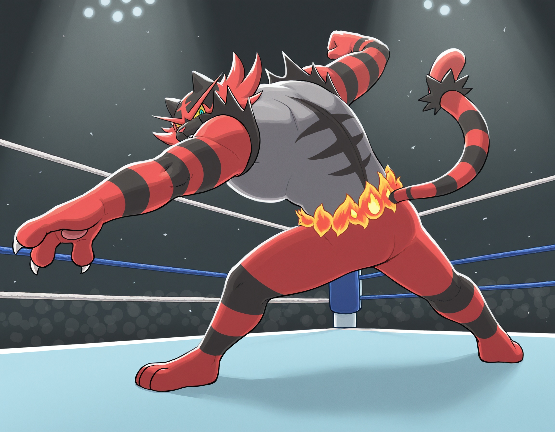 incineroar,  pokemon \(creature\),  pokemon \(species\) on Tensor.Art