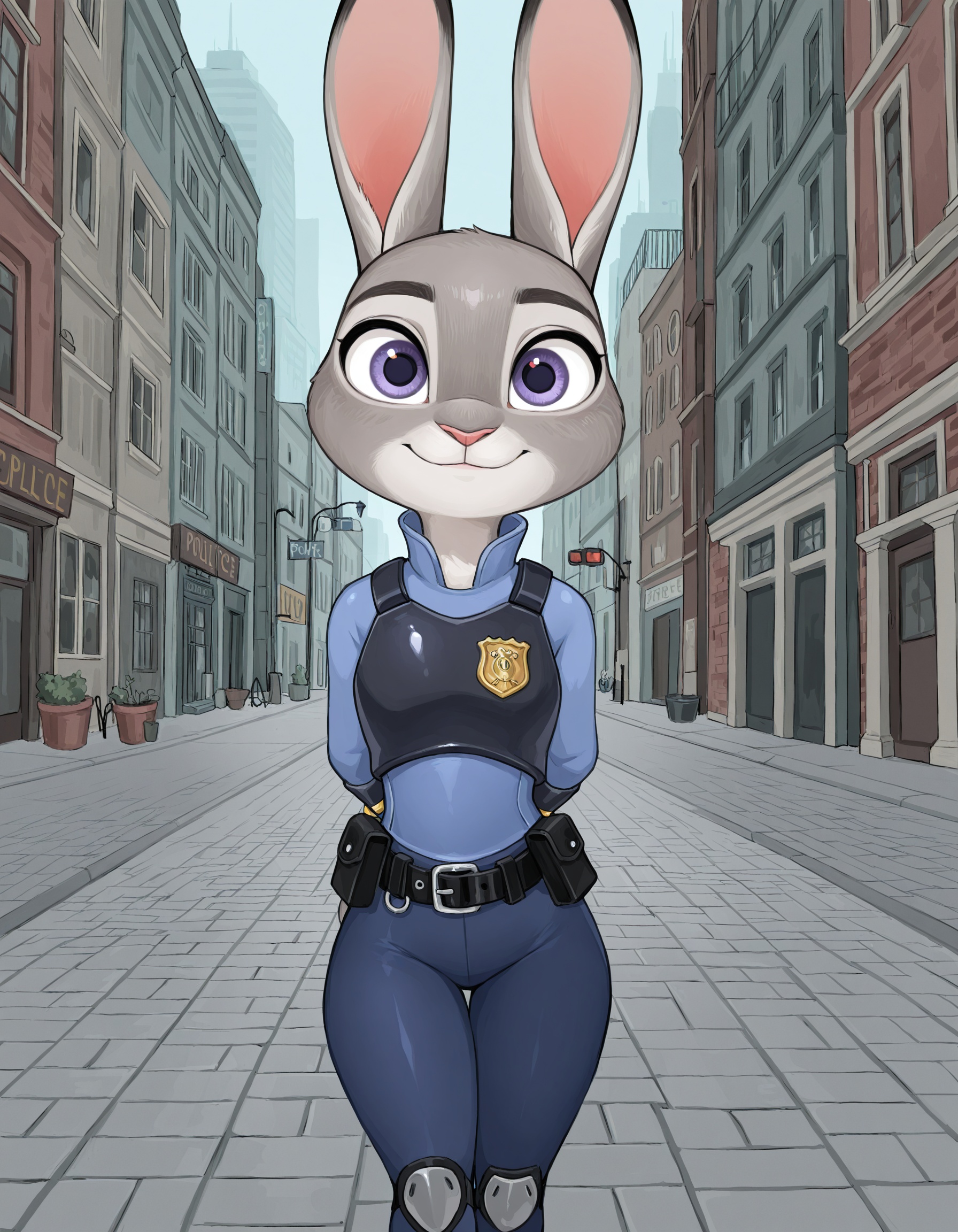 judy hopps,  lagomorph,  glistening eyes on Tensor.Art