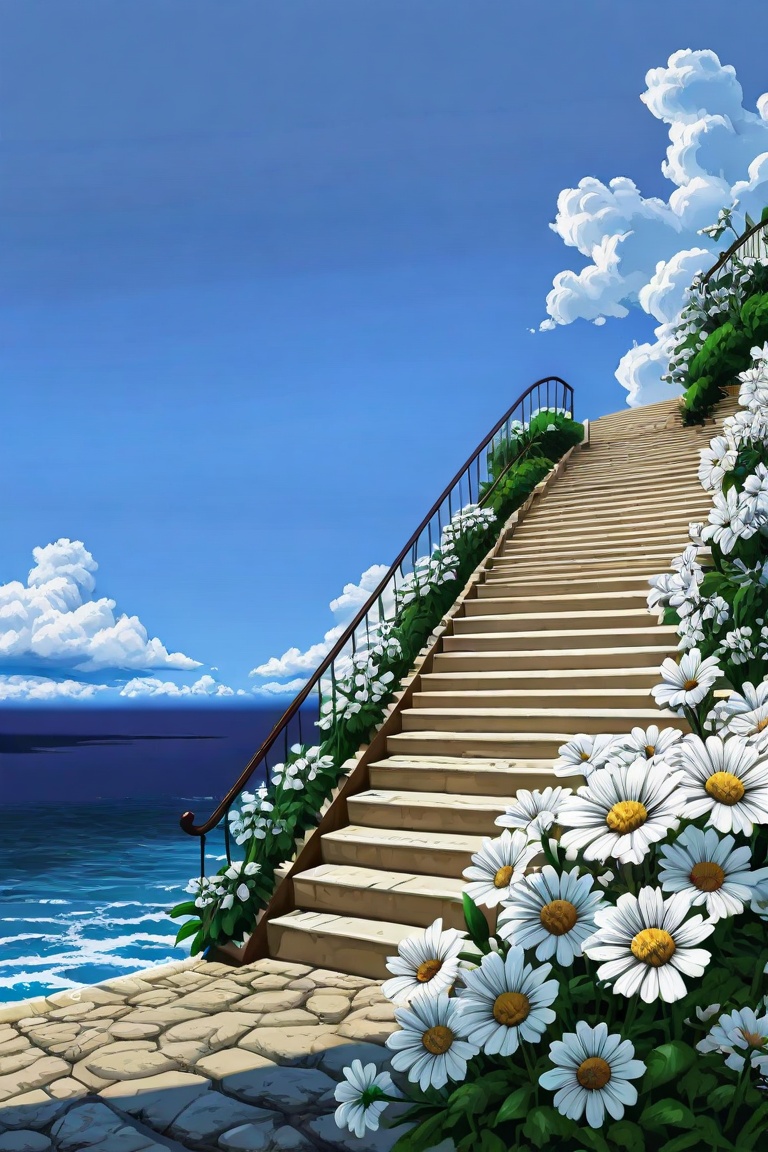flower,  outdoors,  sky on Tensor.Art