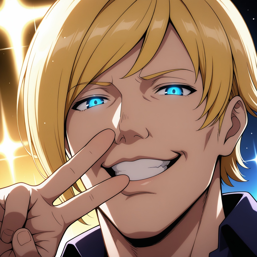 koun_sensei_TGC,  blonde hair,  short hair on Tensor.Art