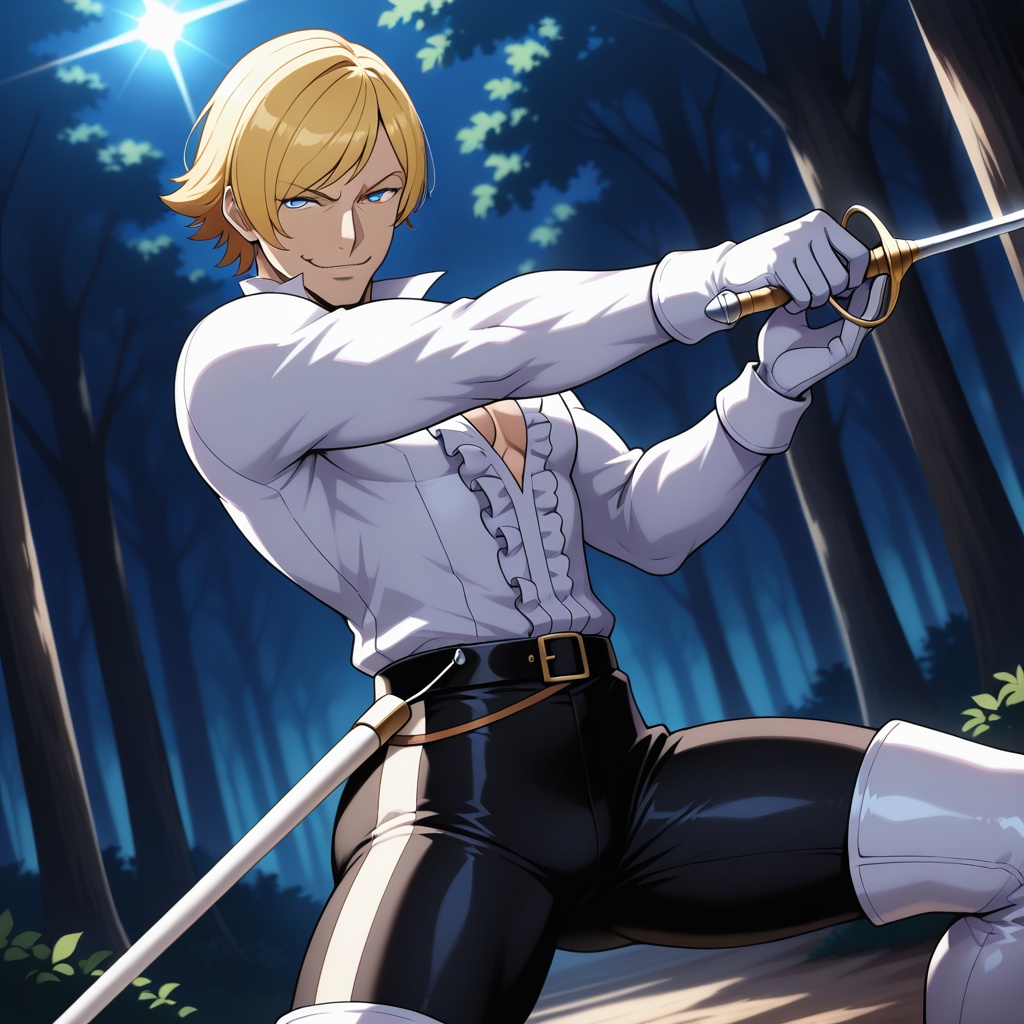 koun_sensei_TGC,  blonde hair,  short hair on Tensor.Art
