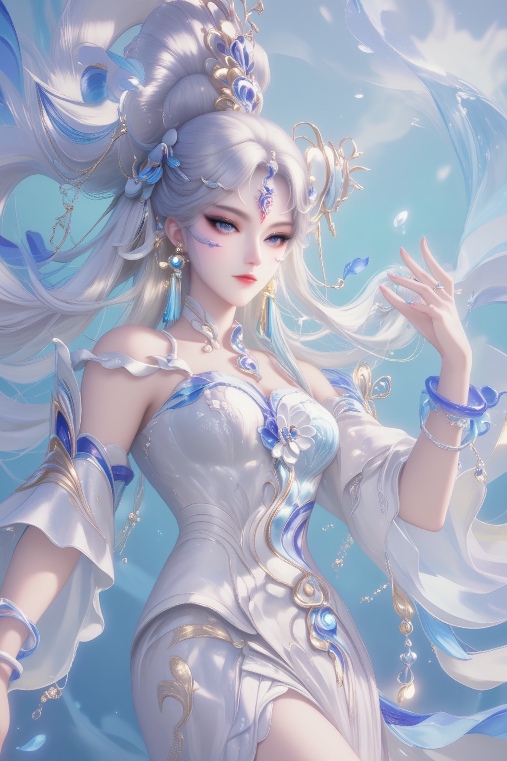 女娲蛇年限定,  score_9,  score_8_up on Tensor.Art