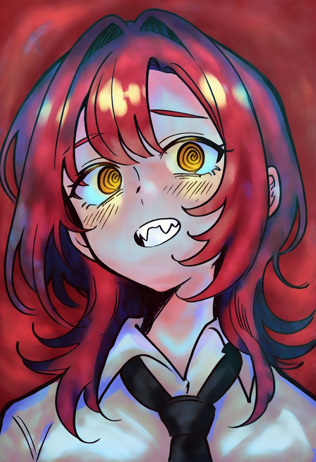 1girl,  @ @,  black necktie on Tensor.Art