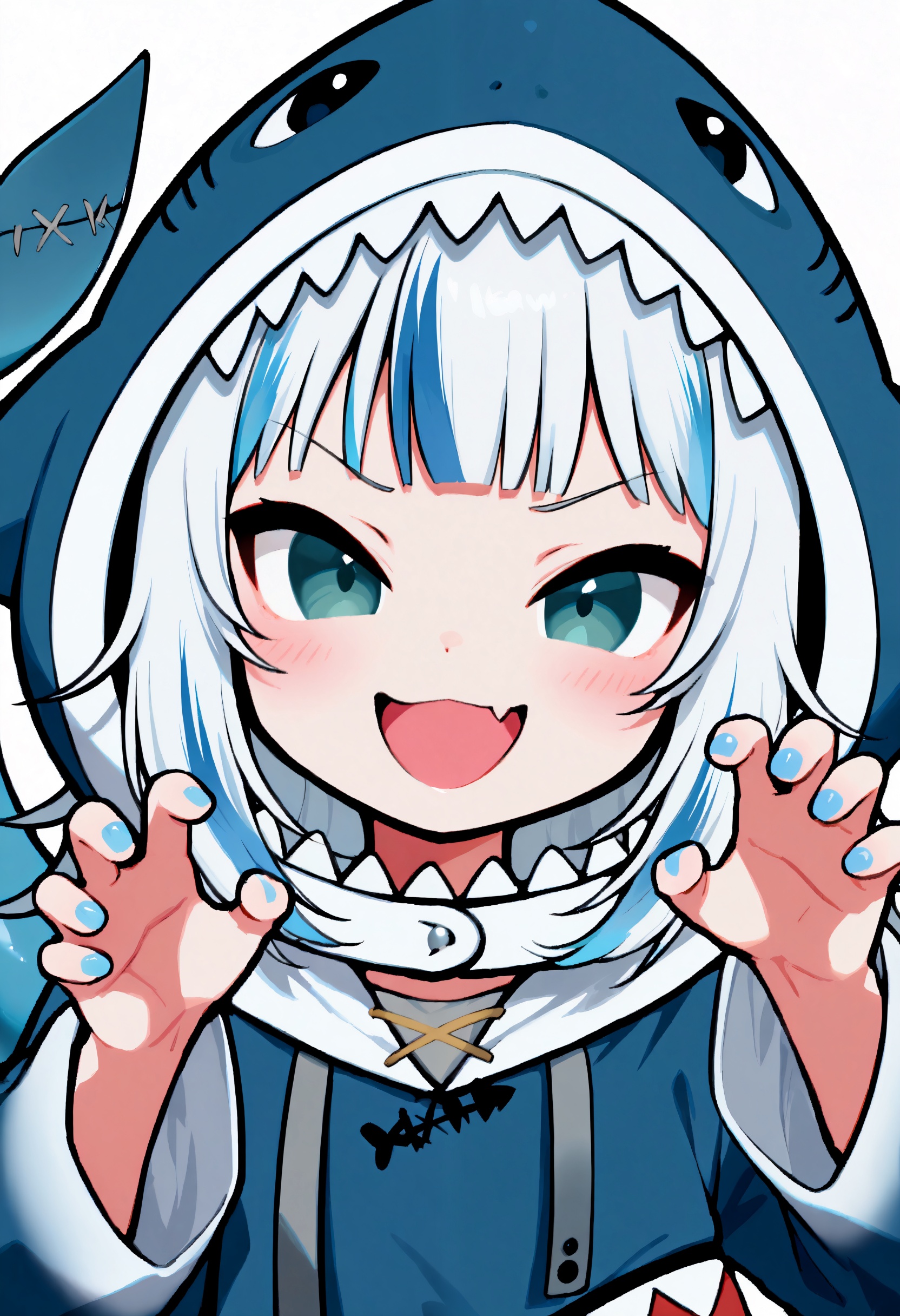 1girl,  solo,  gawr gura on Tensor.Art