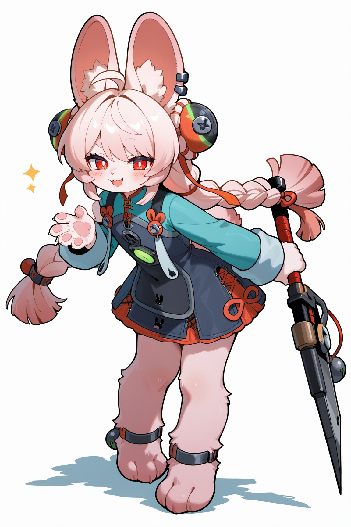 zhao \(zenless zone zero\),  1girl,  furry on Tensor.Art