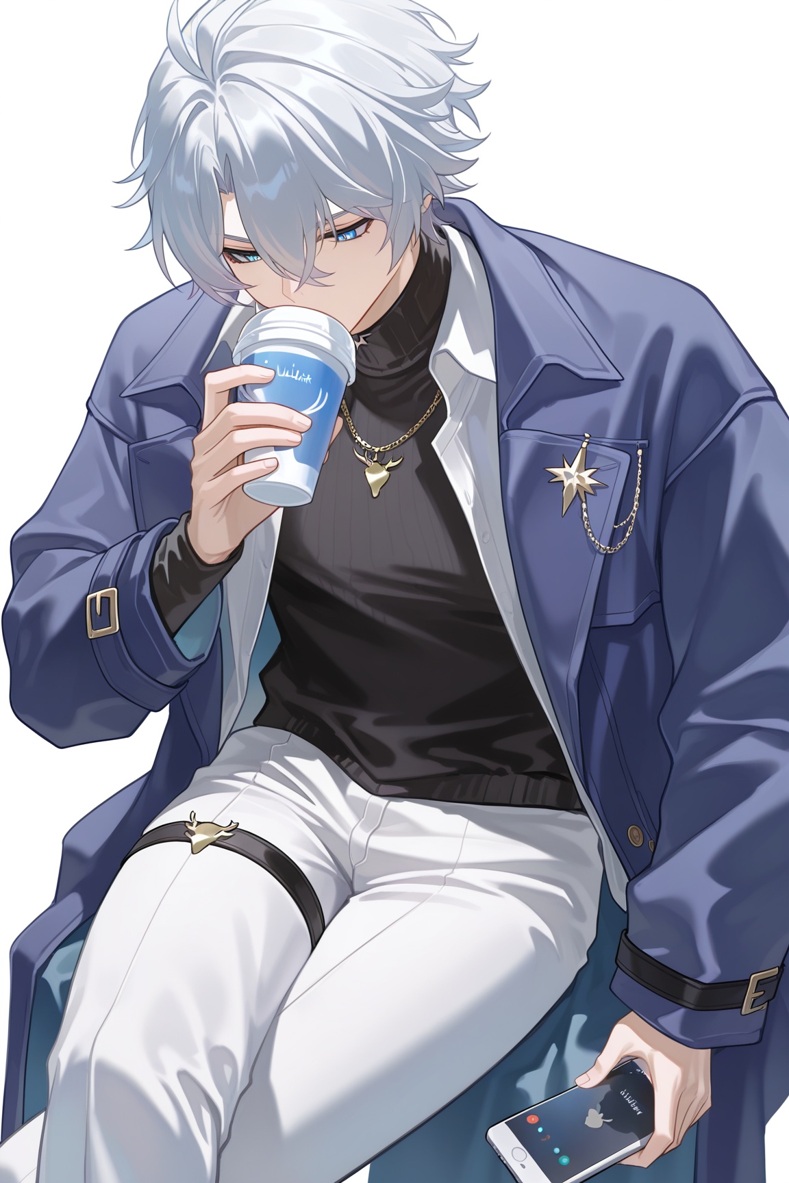 phainon \(luckin coffee\) \(honkai star rail\),  1boy,  male focus on Tensor.Art