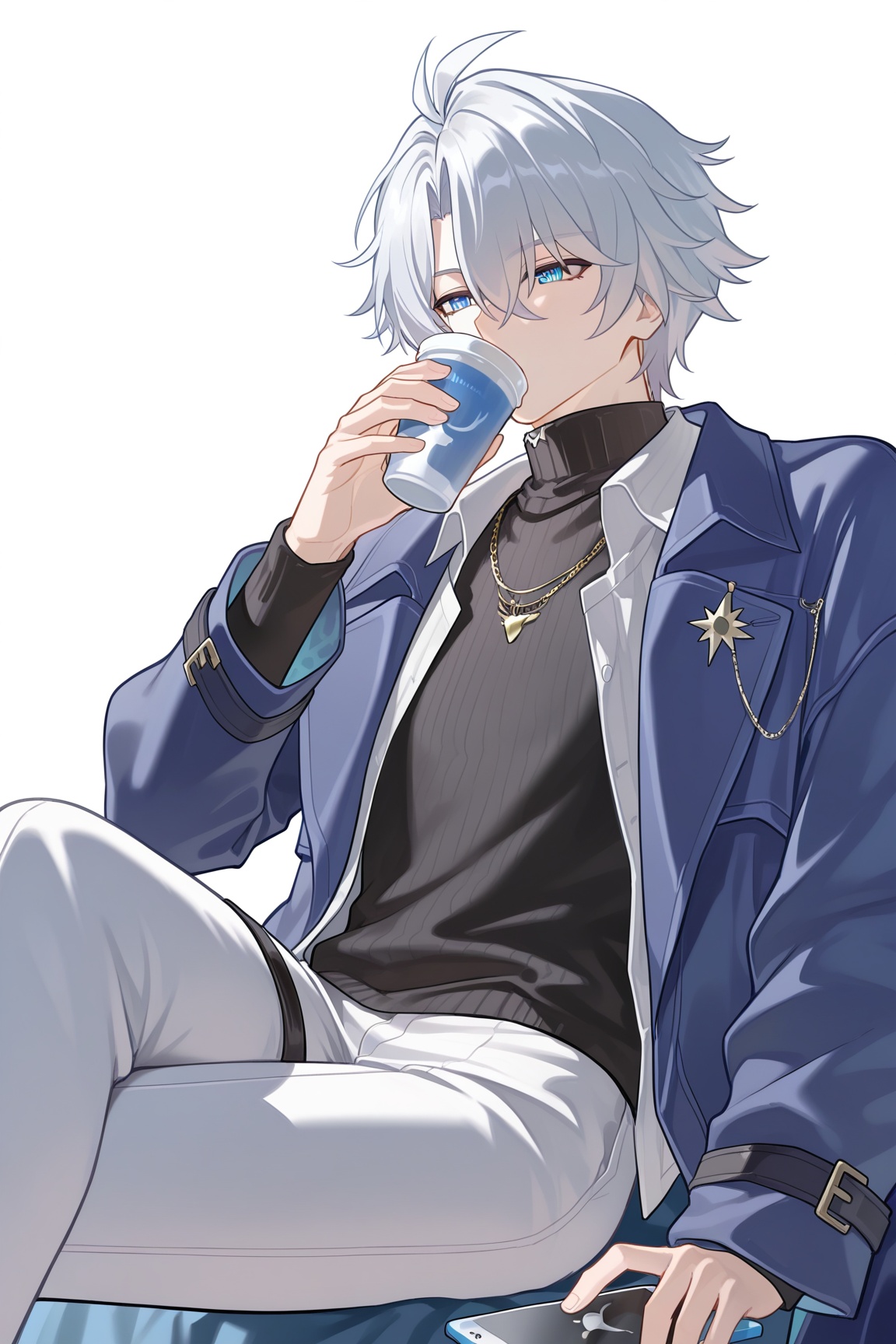 phainon \(luckin coffee\) \(honkai star rail\),  1boy,  male focus on Tensor.Art