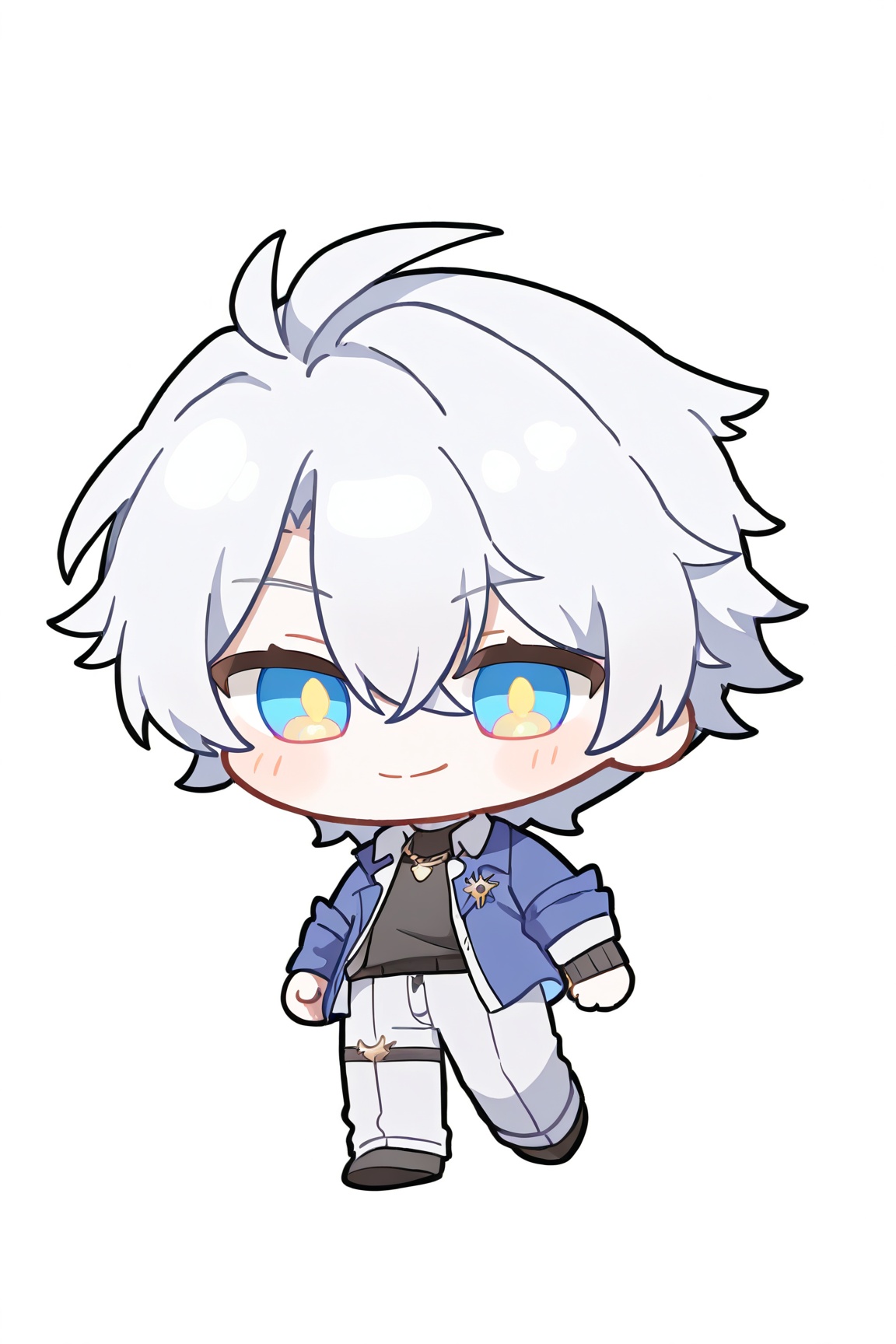 phainon \(luckin coffee\) \(honkai star rail\),  white hair,  1boy on Tensor.Art