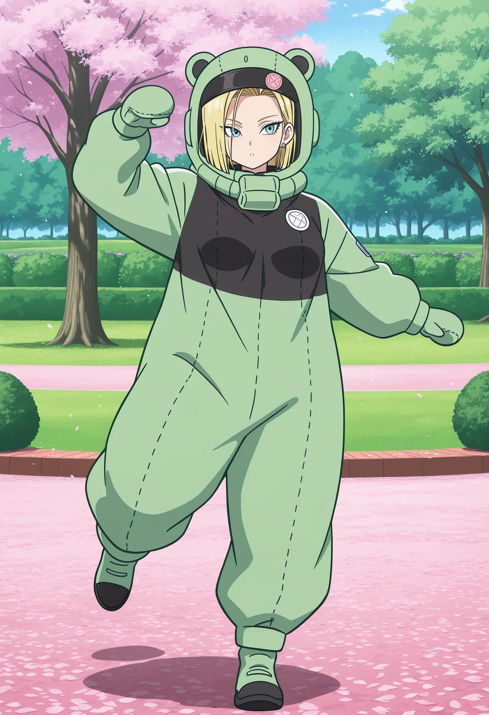 1girl,  android 18,  blonde hair on Tensor.Art