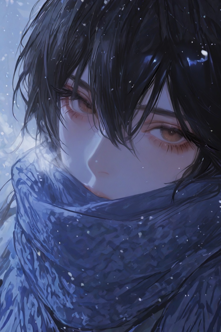 1boy,  *****,  black hair on Tensor.Art