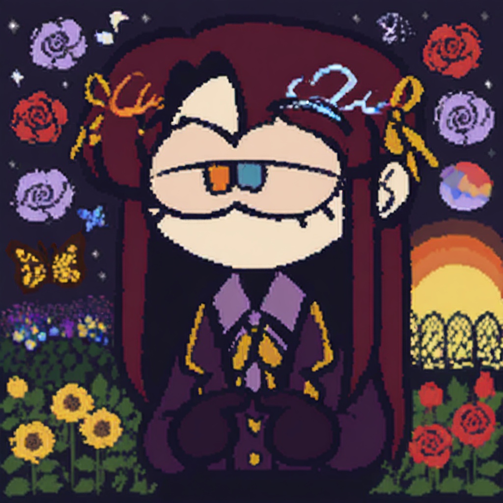 1other,  chibi,  maroon hair on Tensor.Art
