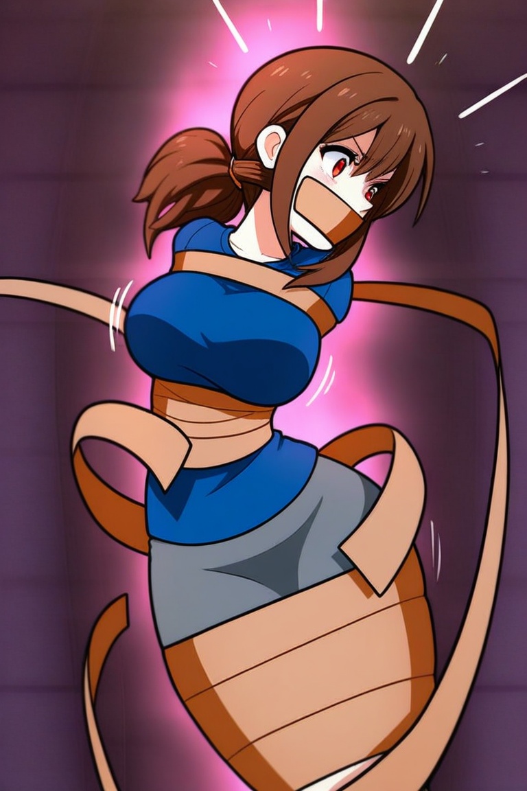 1girl,  solo,  brown hair on Tensor.Art