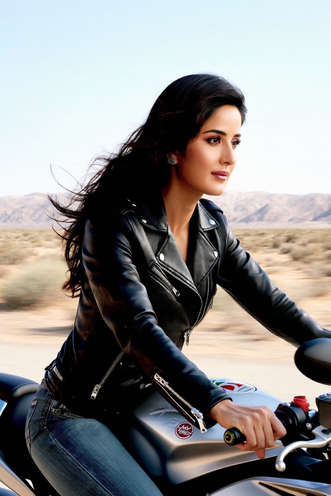 K@tr1naK@1f,  Katrina Kaif's iconic features - piercing black eyes with dark red undertones,  subtle dark makeup on Tensor...