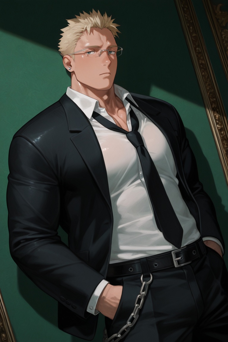 1boy,  ShinDoro-1male focus,  blonde_ShinDoro_hair on Tensor.Art
