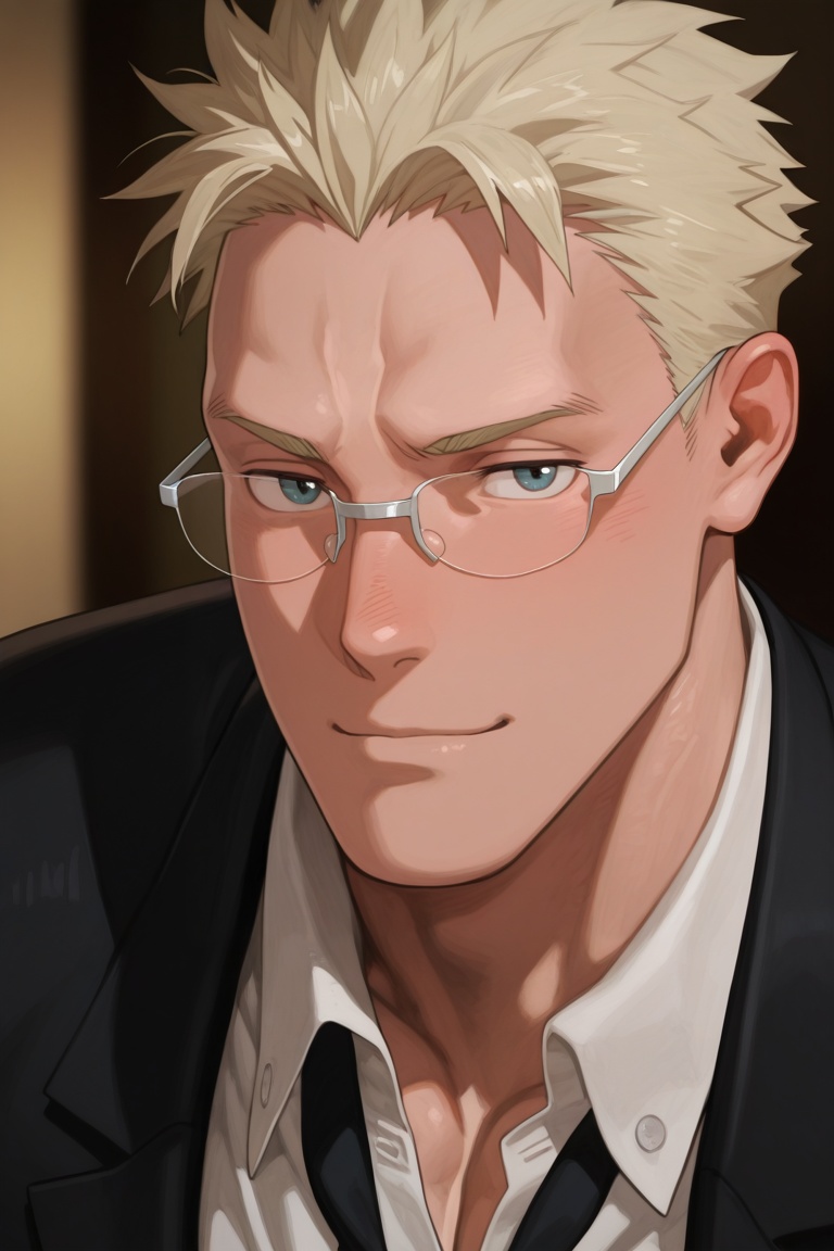 anime screencap,  solo,  male focus on Tensor.Art