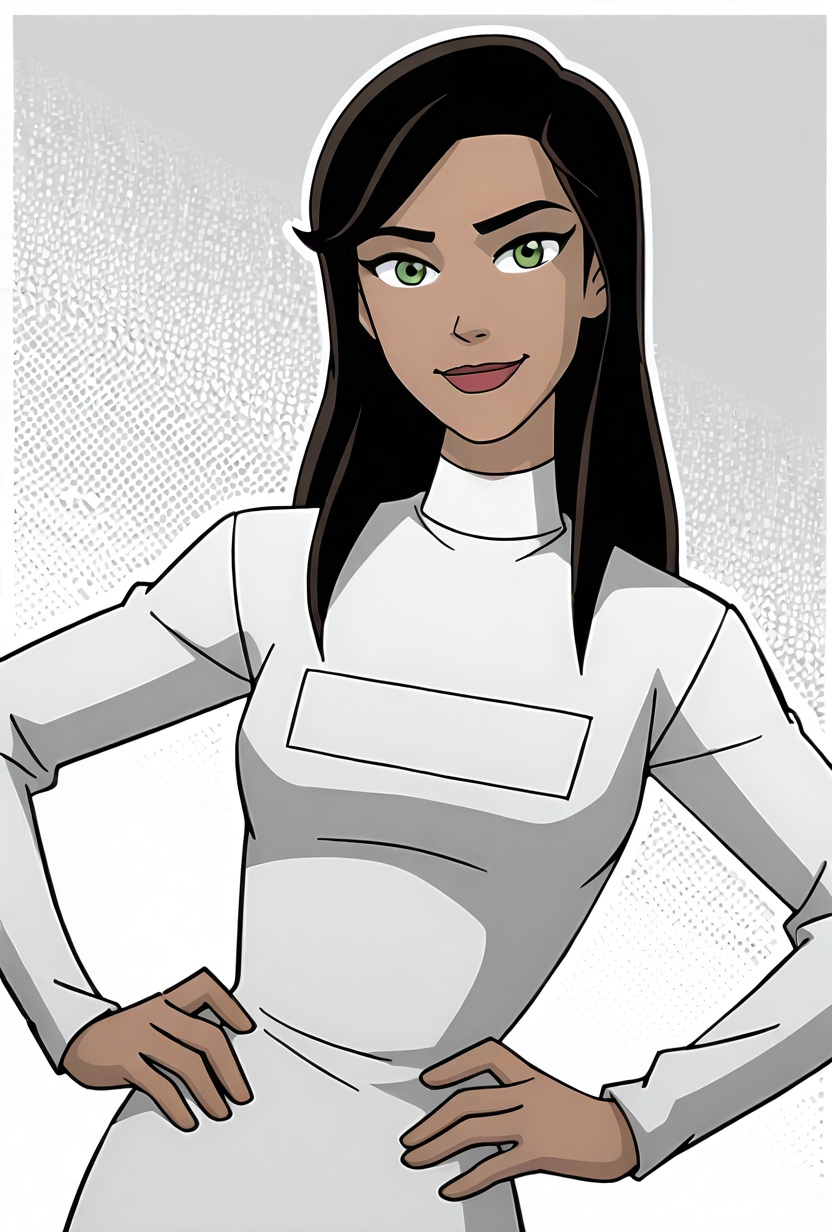 rebeccaholiday,  1girl,  black hair on Tensor.Art