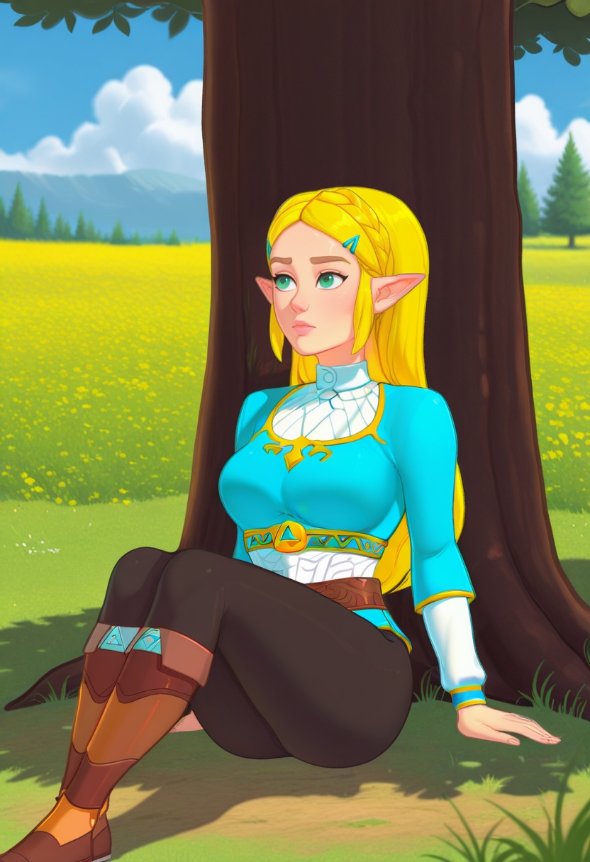 jamlizstyle,  1girl,  princess zelda on Tensor.Art