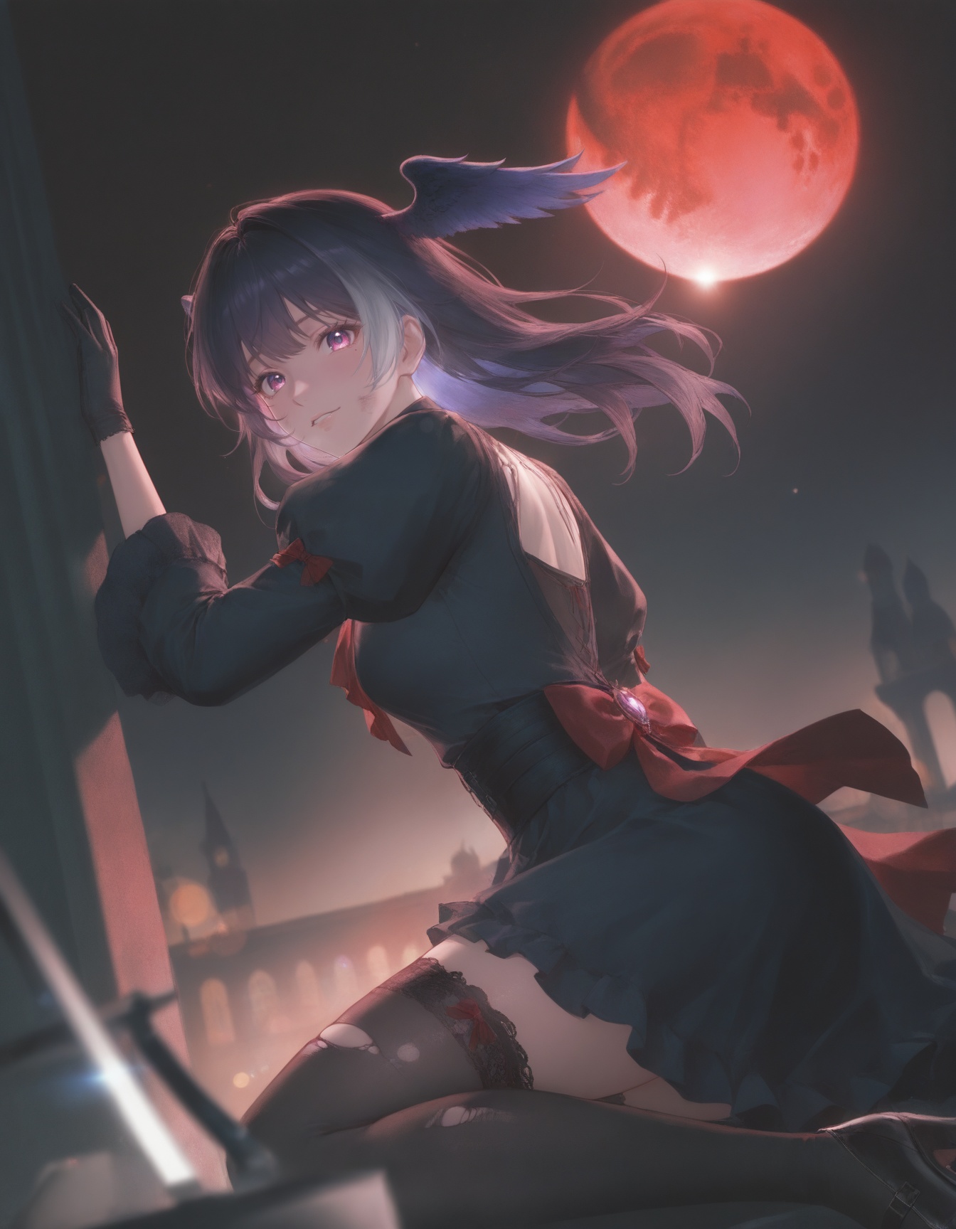 gothic,  zoom_layer,  gradient_background on Tensor.Art