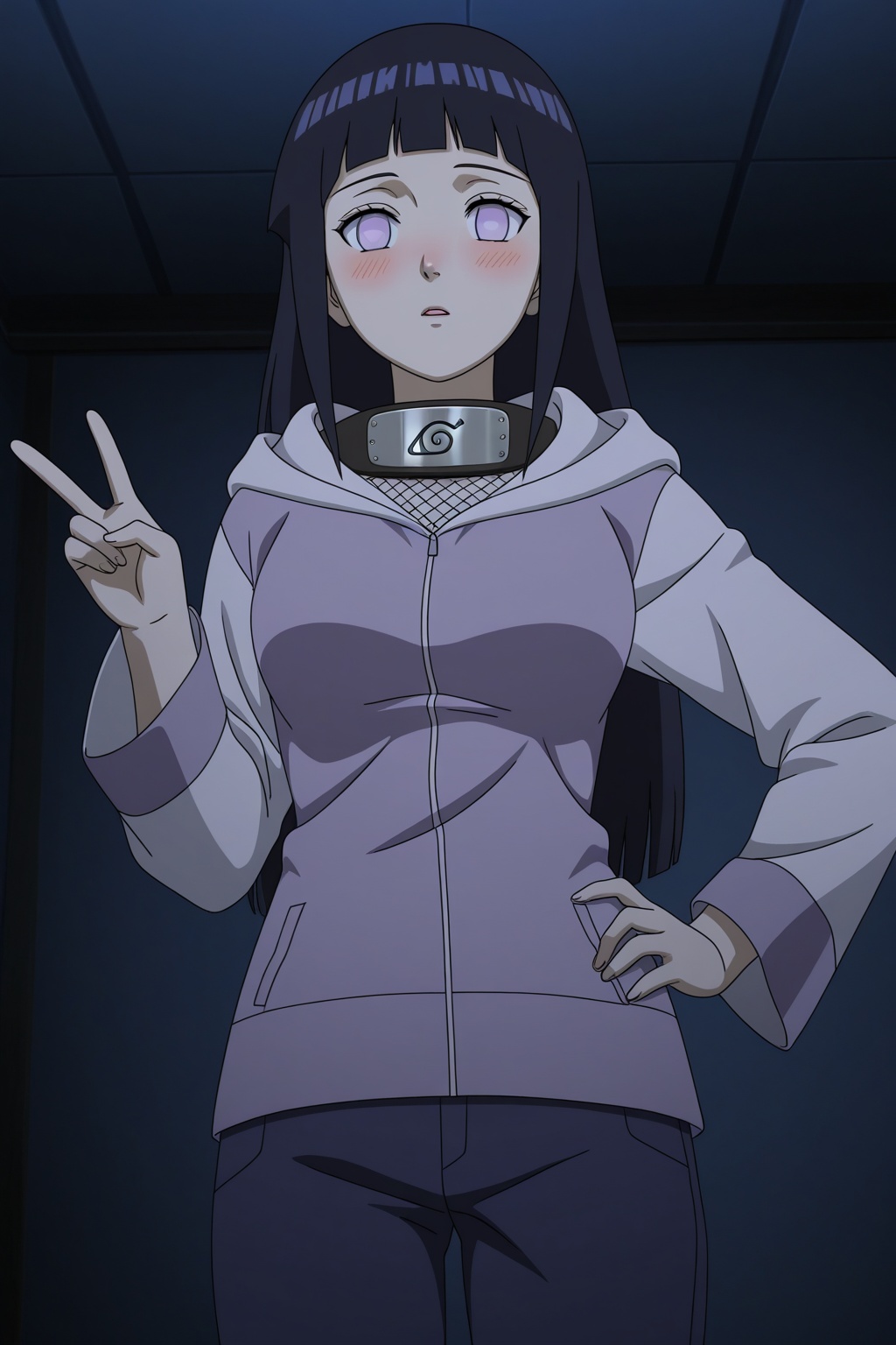 1girl,  hyuuga_hinata,  breasts on Tensor.Art