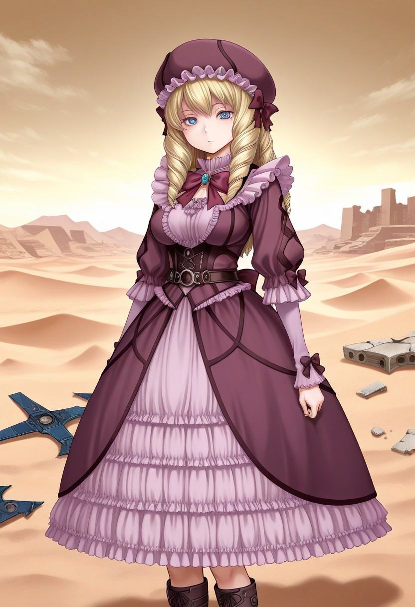 1girl,  solo,  Shotiablonde hair on Tensor.Art