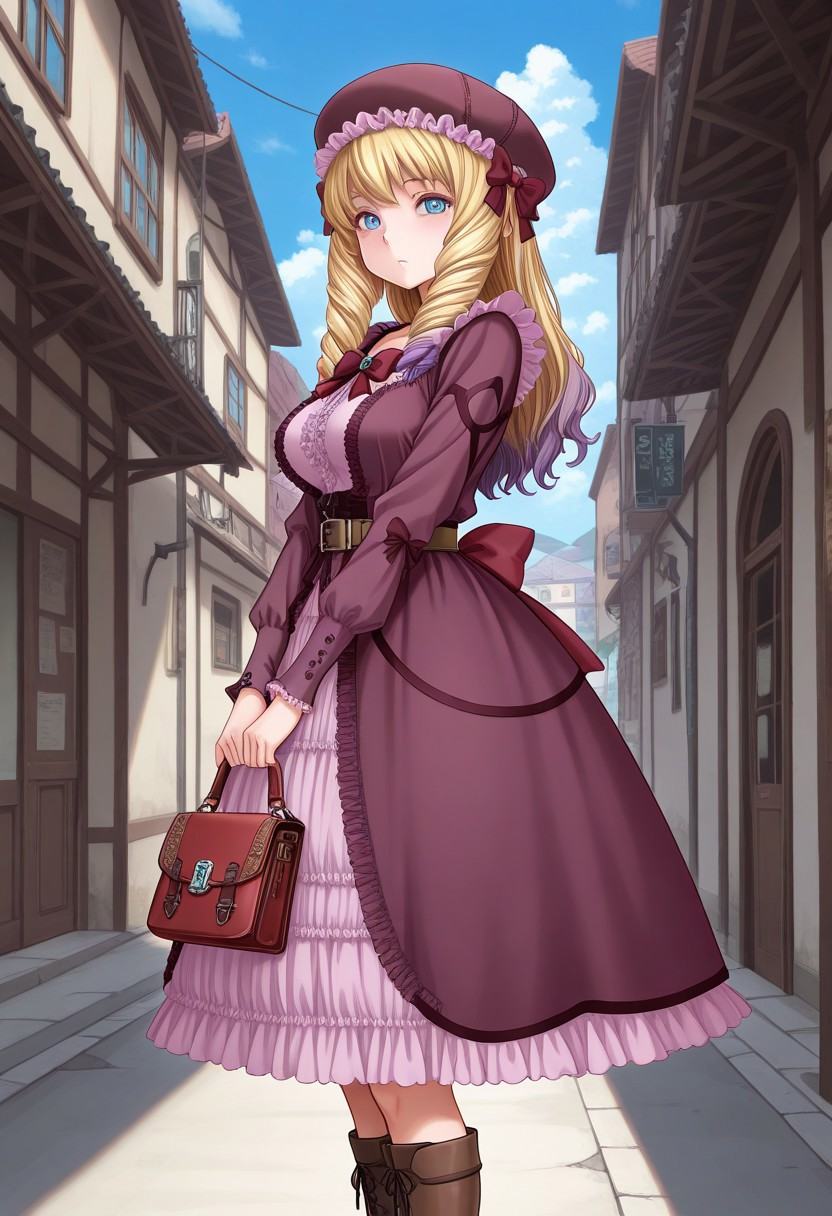1girl,  solo,  Shotiablonde hair on Tensor.Art