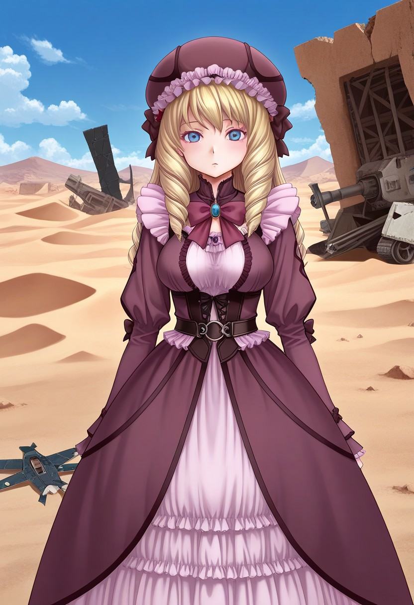 1girl,  solo,  Shotiablonde hair on Tensor.Art
