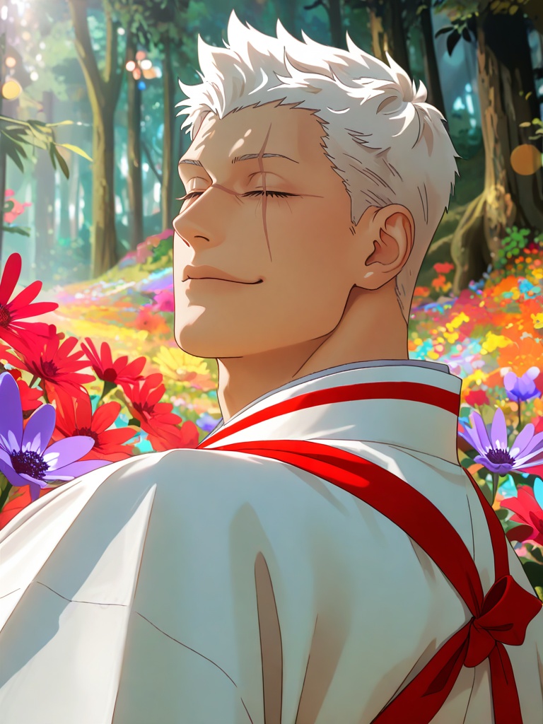 1boy (mature male,  shion,  eyes open on Tensor.Art