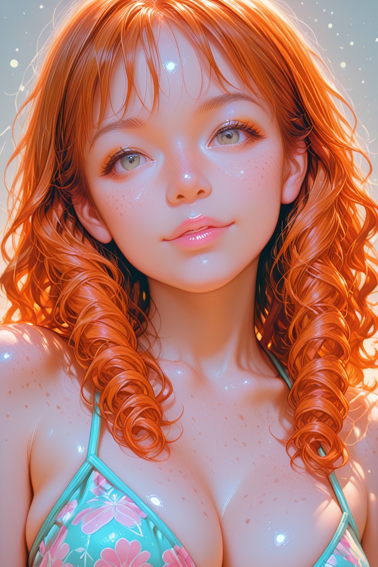 1girl,  detailed face,  seductive smile on Tensor.Art