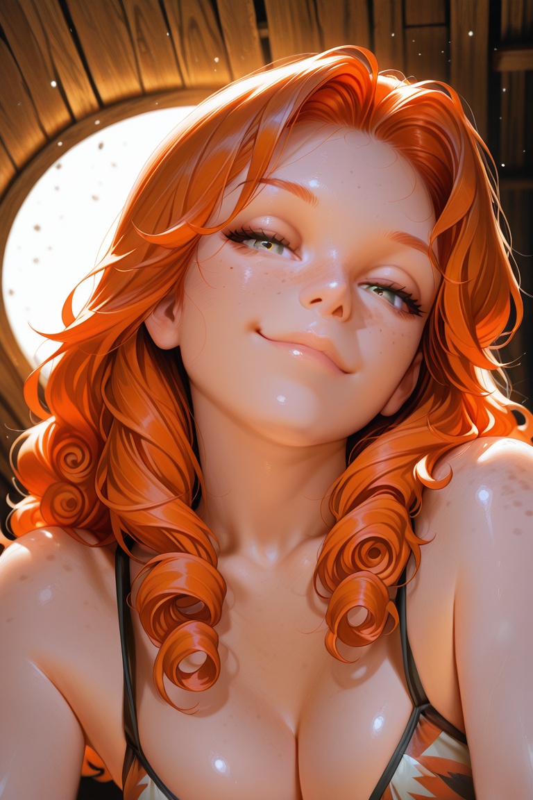 1girl,  detailed face,  seductive smile on Tensor.Art