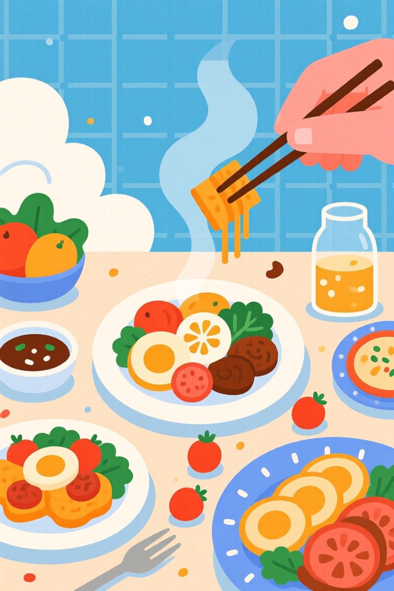 Flat Illustration Easy Tone,  1food on Tensor.Art