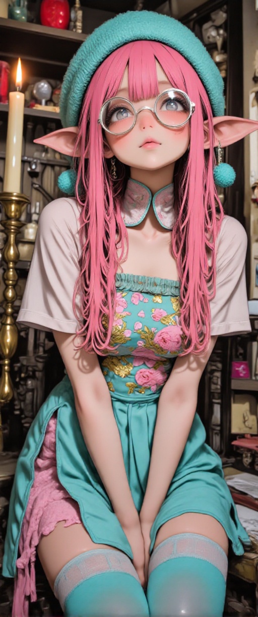 A cute and creepy cosplay of a Chinese Jiangshi (prancing vampire) with a kawaii twist. The character wears a traditional...