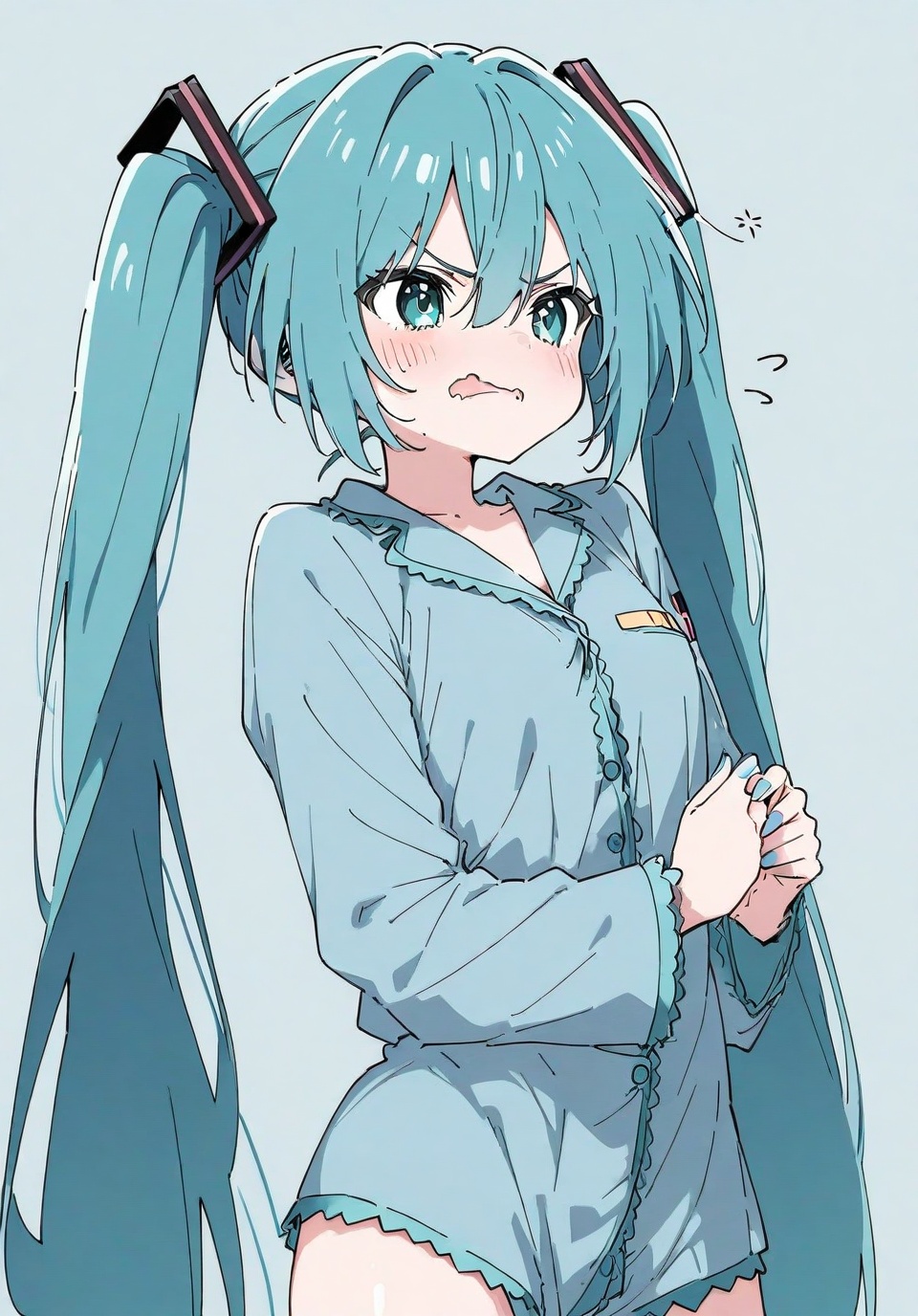 1girl,  solo,  hatsune miku on Tensor.Art