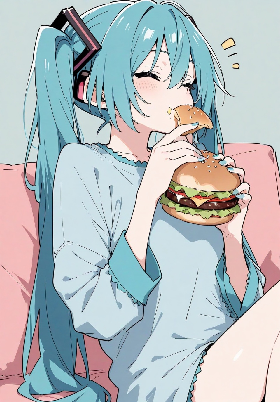 1girl,  solo,  hatsune miku on Tensor.Art