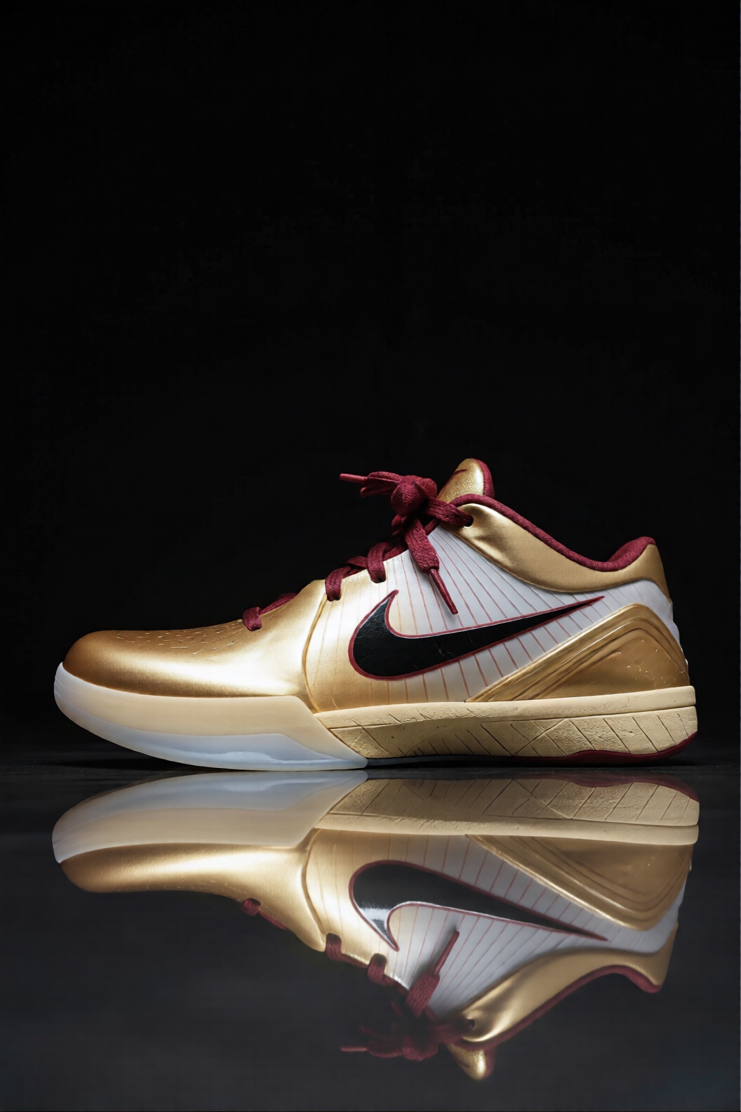 Nike Zoom Kobe 4 Gold on Tensor.Art