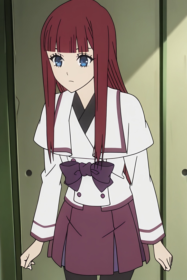 maria akizuki,  blue eyes,  long hair on Tensor.Art