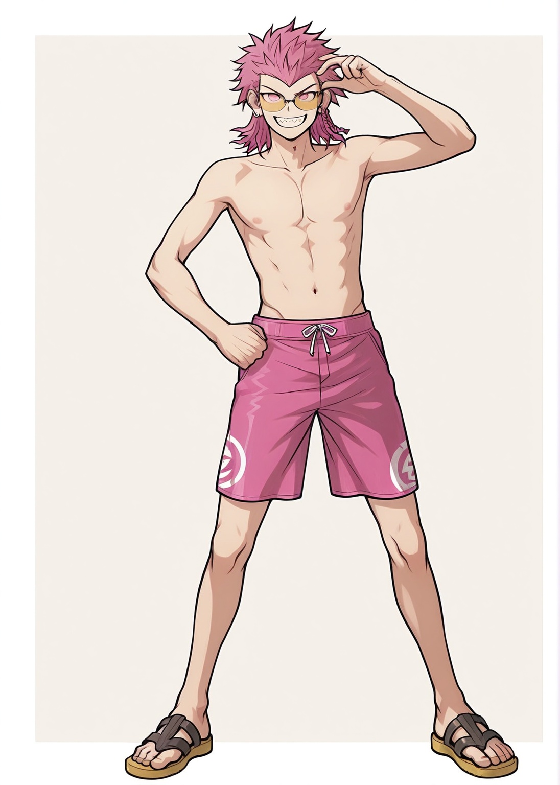 1boy,  solo,  simple background on Tensor.Art