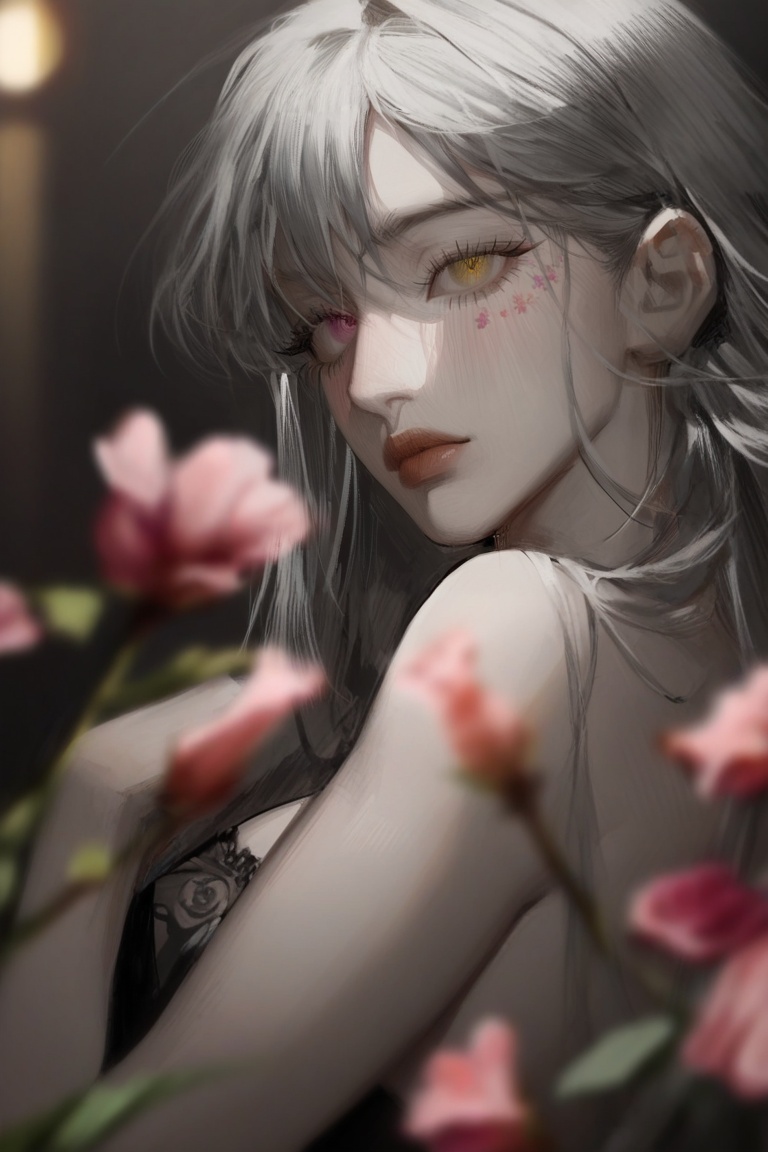 1girl,  solo,  long hair on Tensor.Art