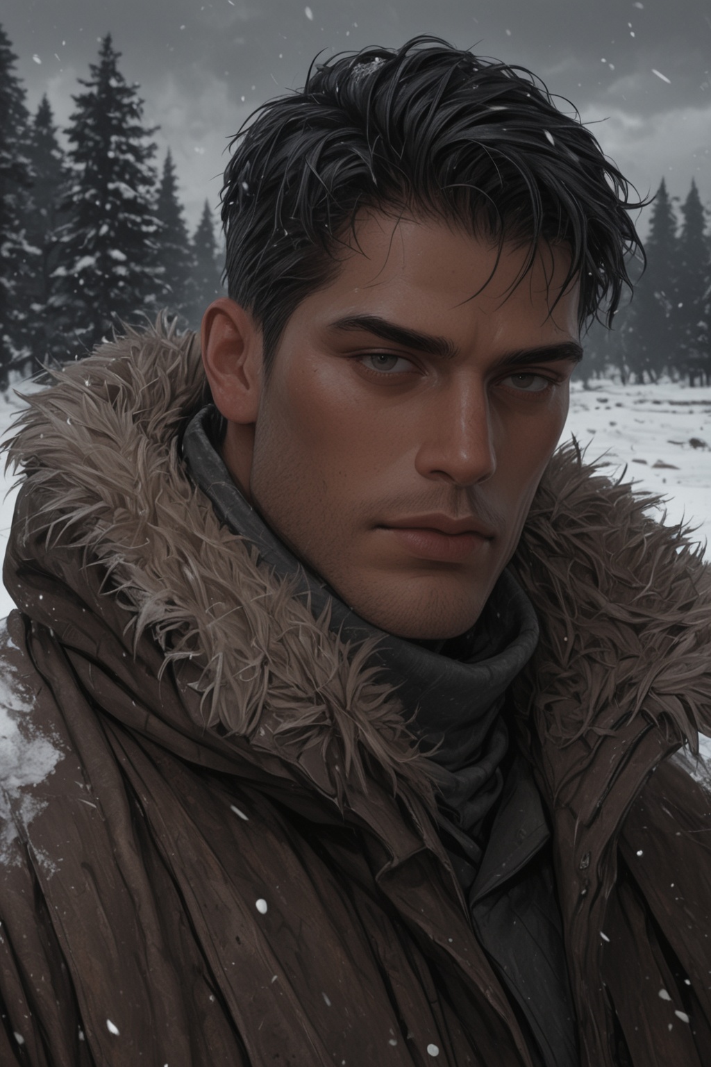 1boy,  muscular male,  portrait on Tensor.Art