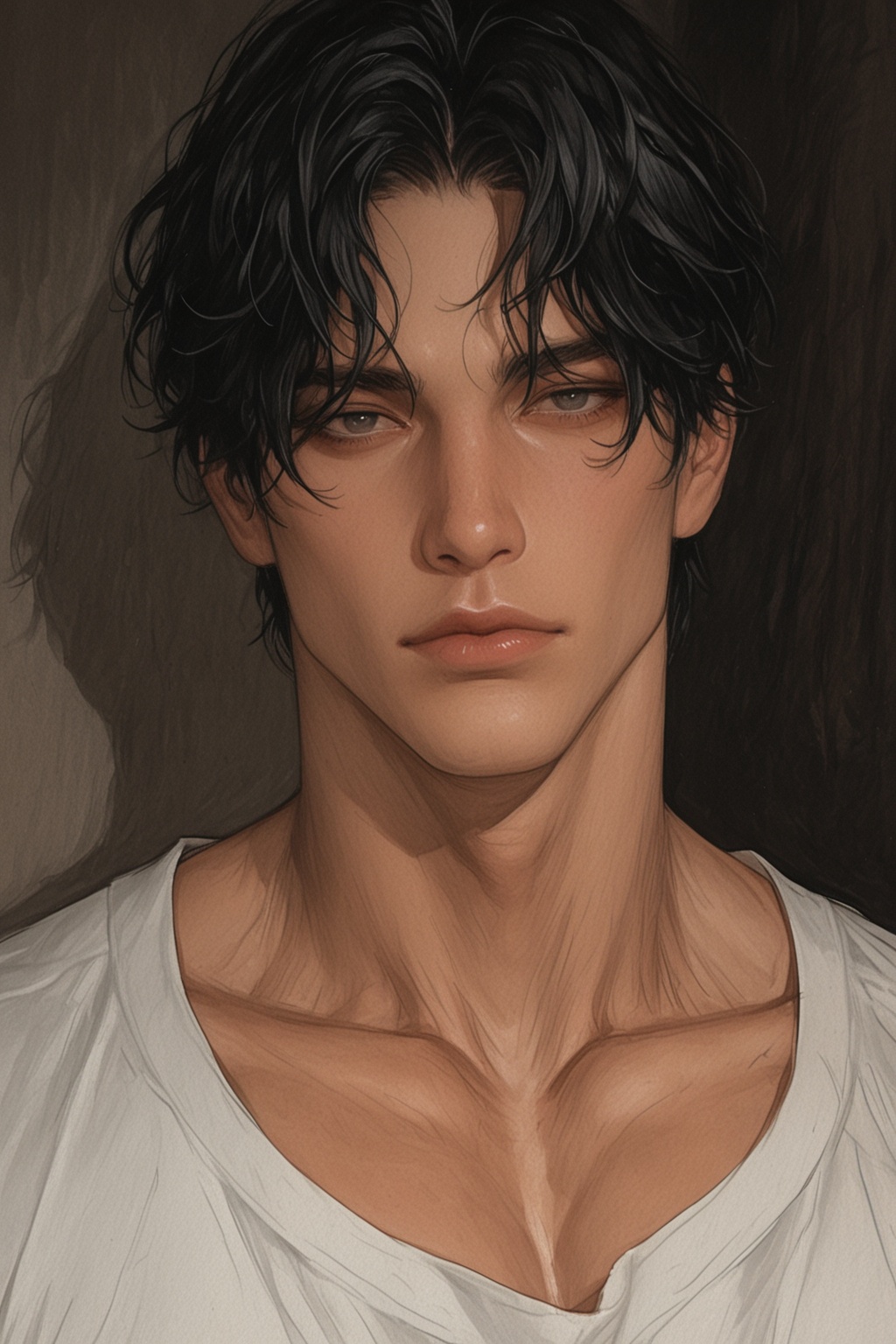 1boy,  muscular male,  portrait on Tensor.Art