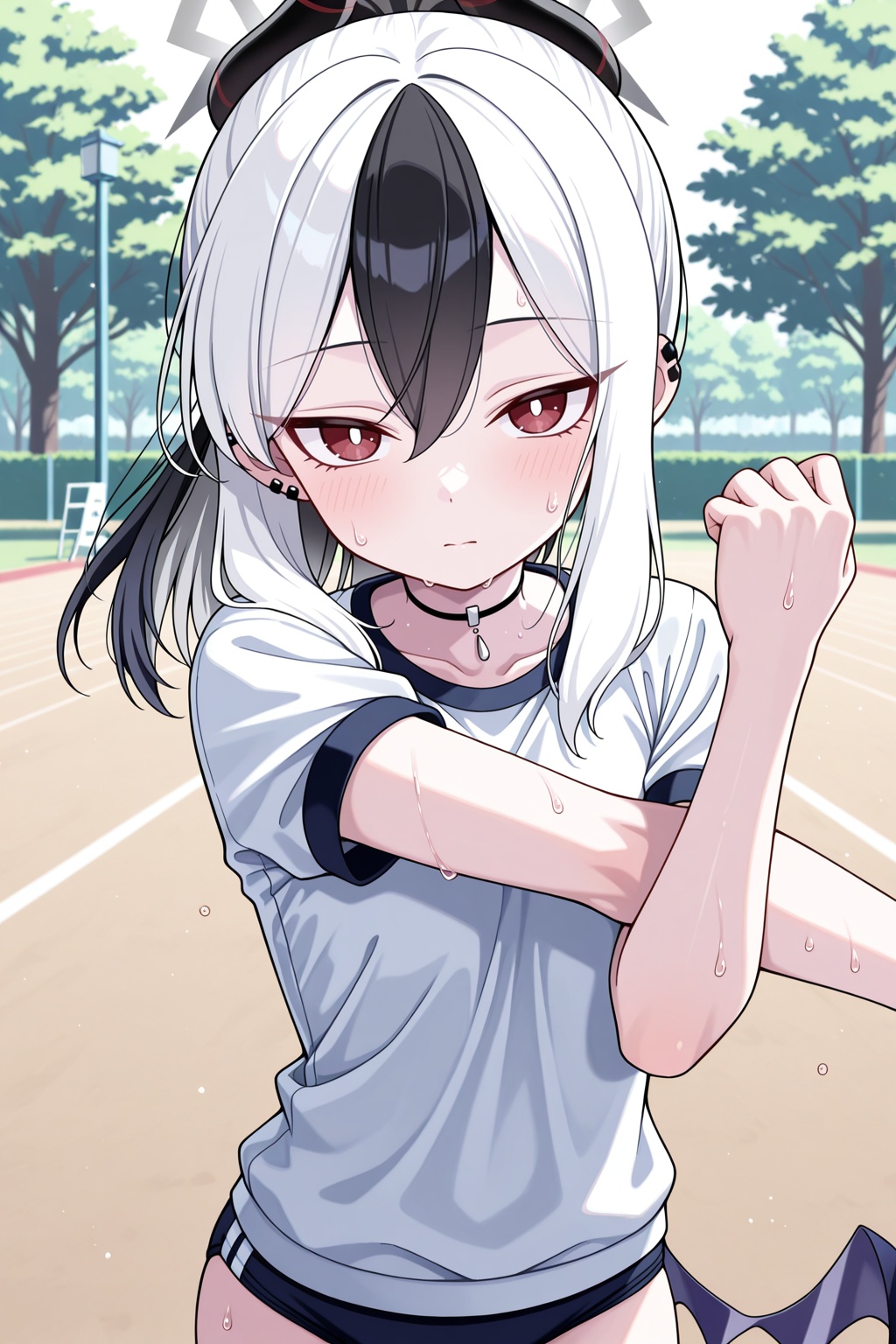 kayokodef,  long hair,  sidelocks on Tensor.Art