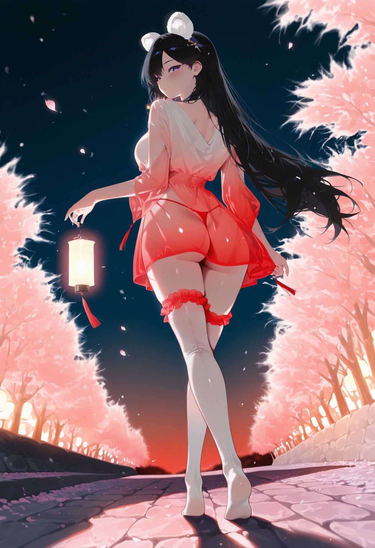1girl,  skkim0no clothes,  gradient dress on Tensor.Art
