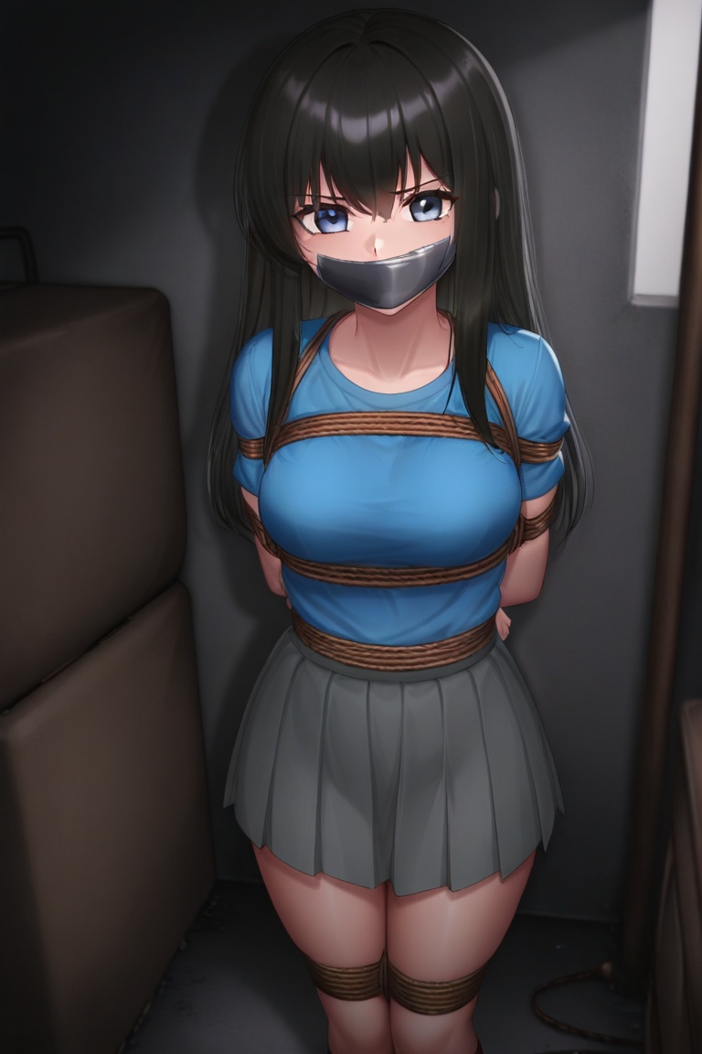 1girl,  solo,  bondage on Tensor.Art