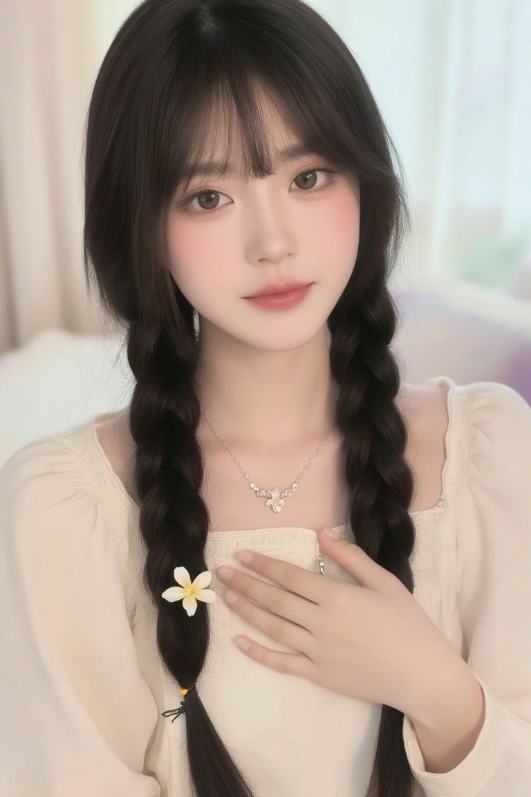 soft lighting,  indoor portrait,  cute girl on Tensor.Art