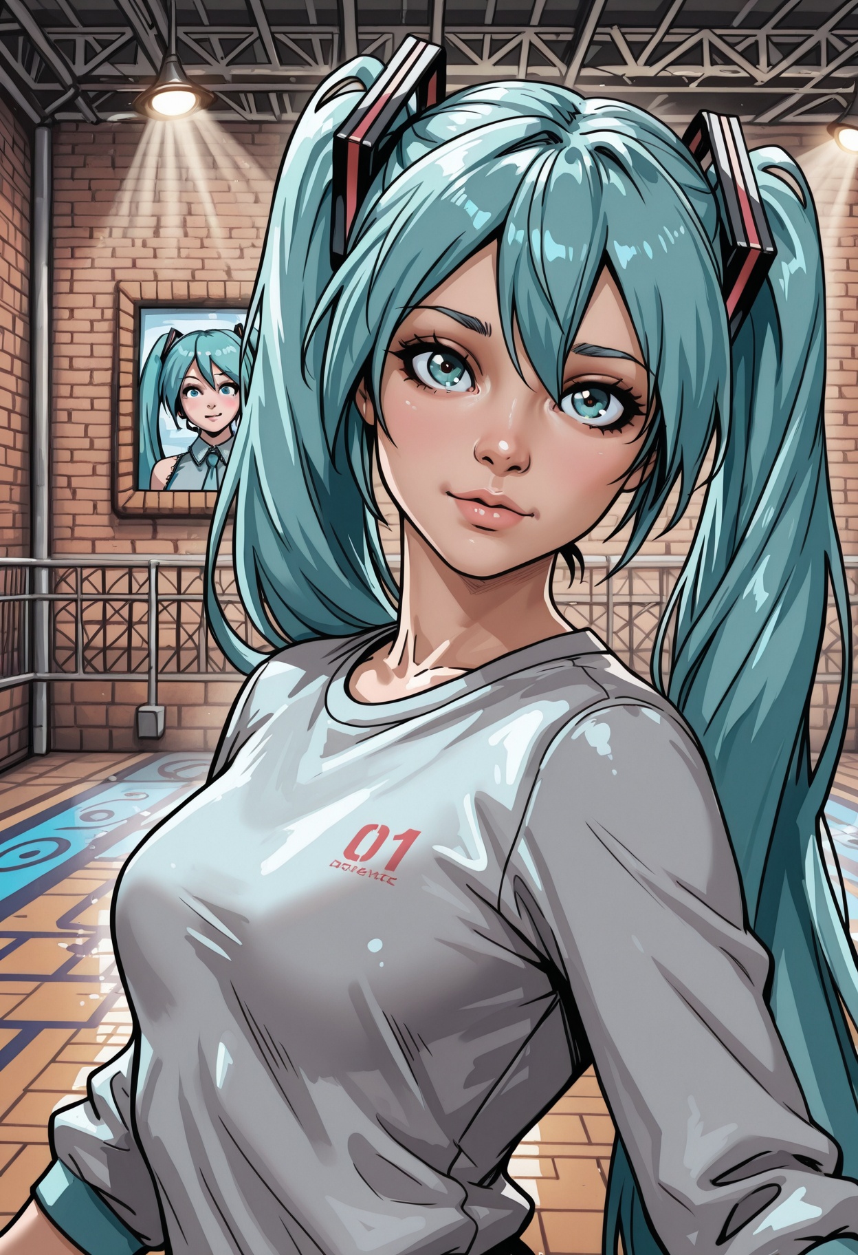 IllsPos_XL ,  Hatsune Miku,  1girl on Tensor.Art