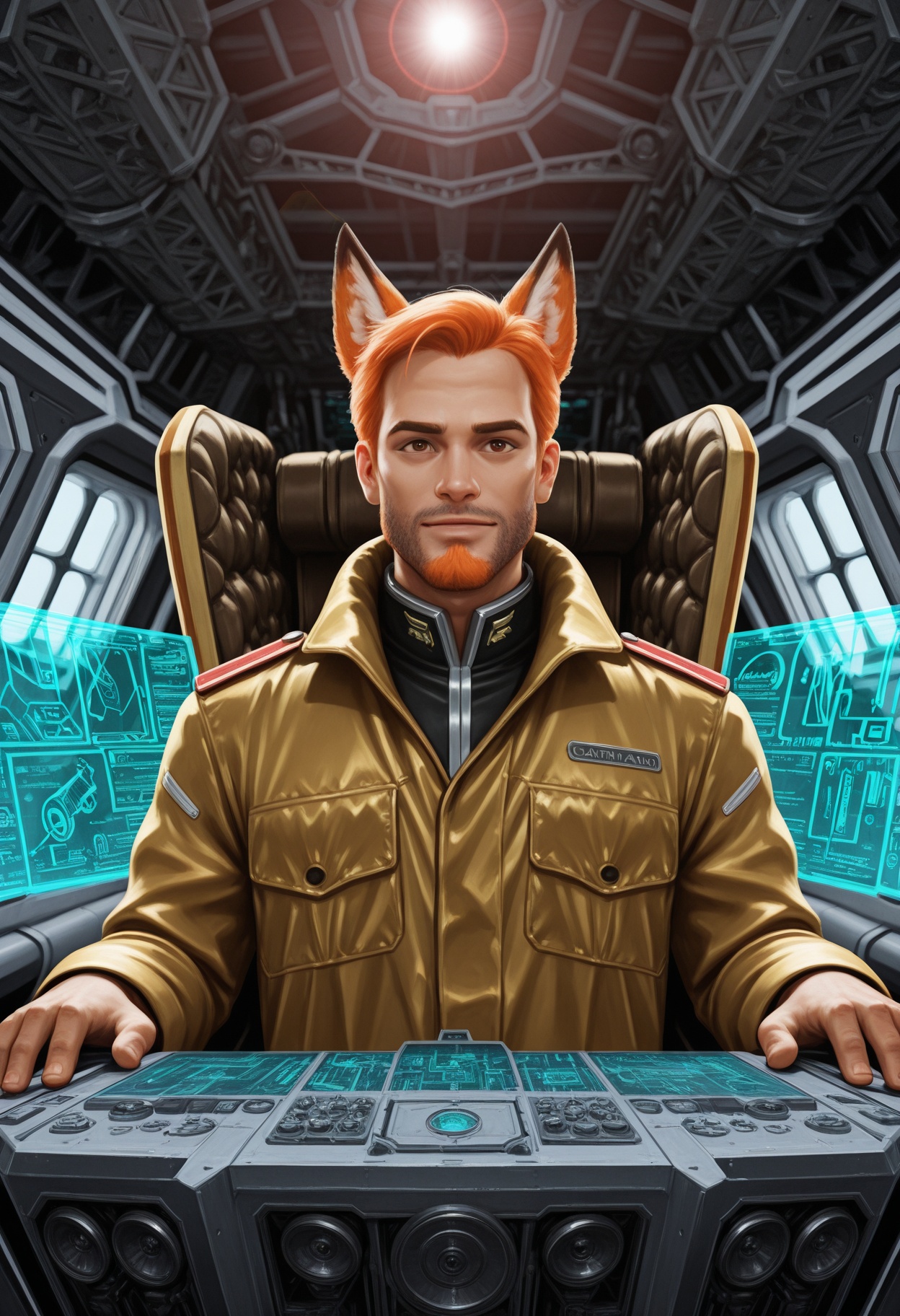 Roiadan_PDXL,  scenery,  starship bridge on Tensor.Art