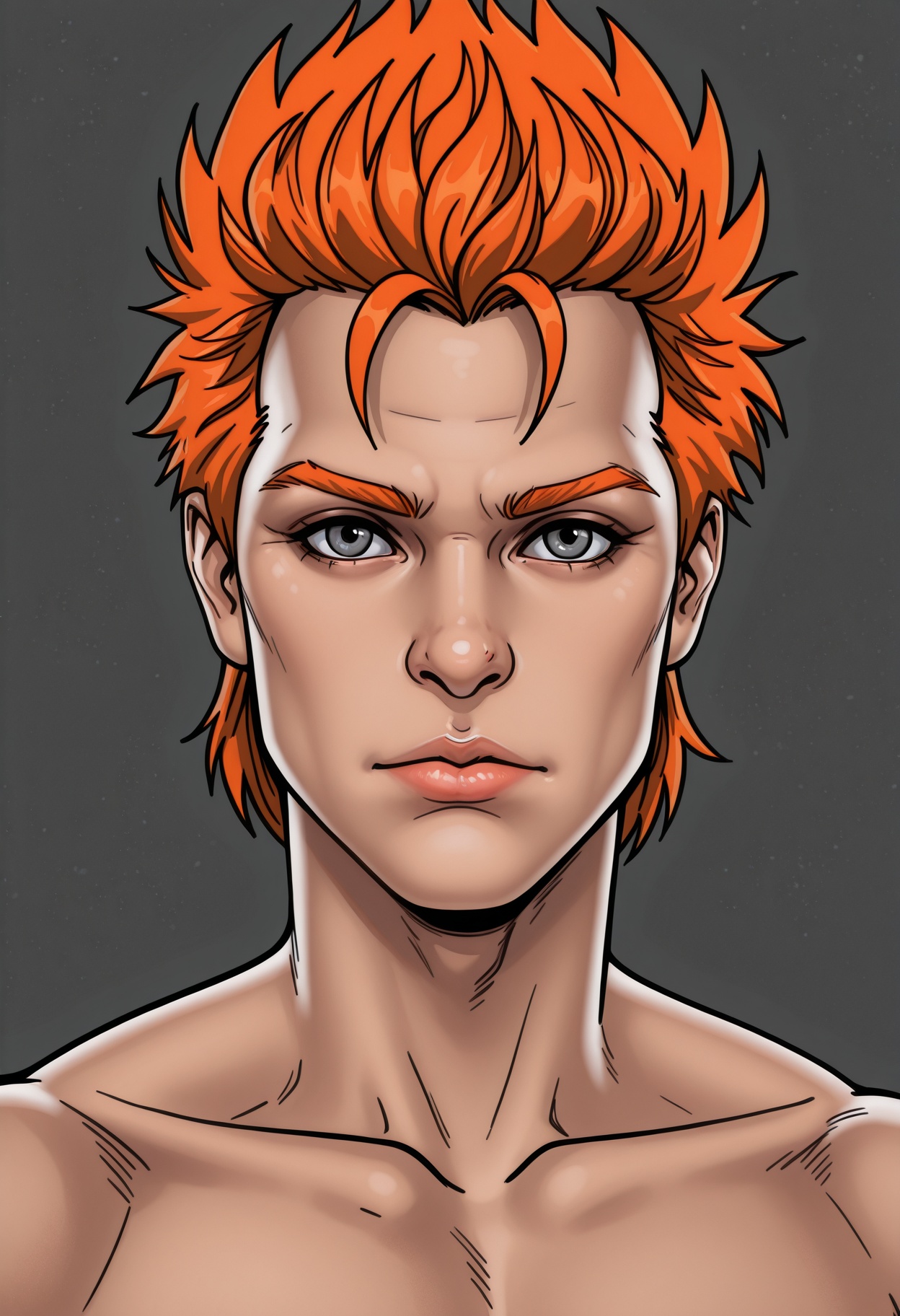 solo,  looking at viewer,  short hair on Tensor.Art