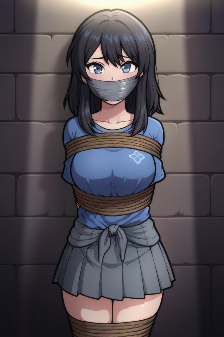 1girl,  solo,  bondage on Tensor.Art