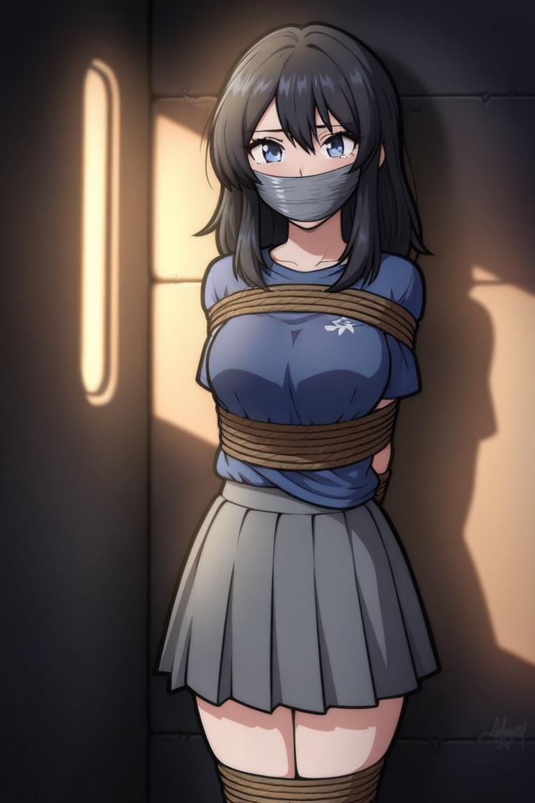 1girl,  solo,  bondage on Tensor.Art